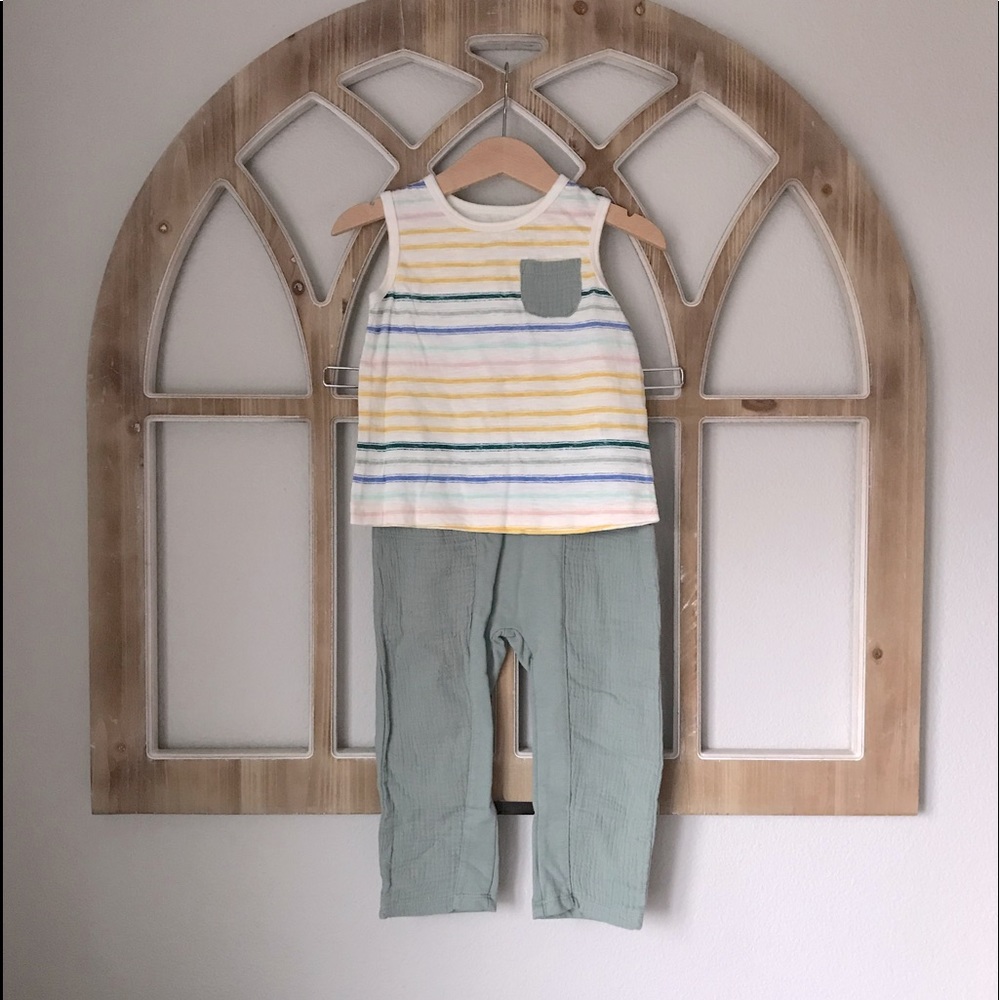 Peek Toddler Tank/Pant Set